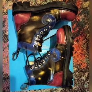Fluevog Derby Swirl Boots